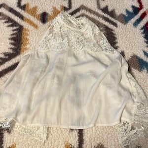 Free People XS lace blouse